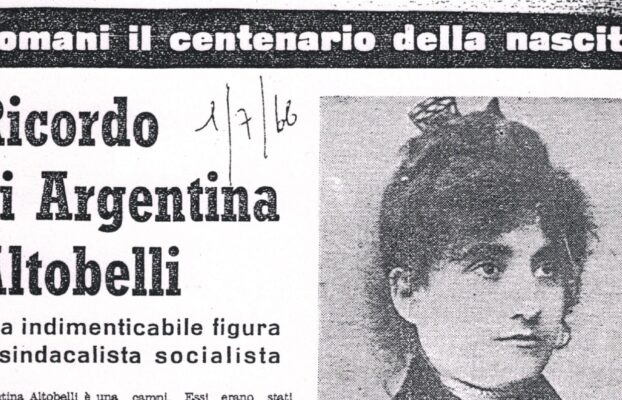 Ricordo di Argentina Altobelli (L’Avanti)