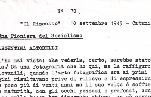 Una pioniera del Socialismo (Il Riscatto)